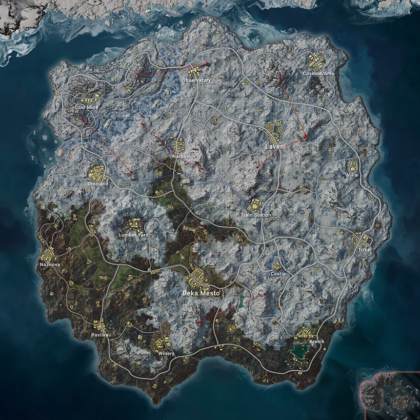 Bản đồ Vikendi